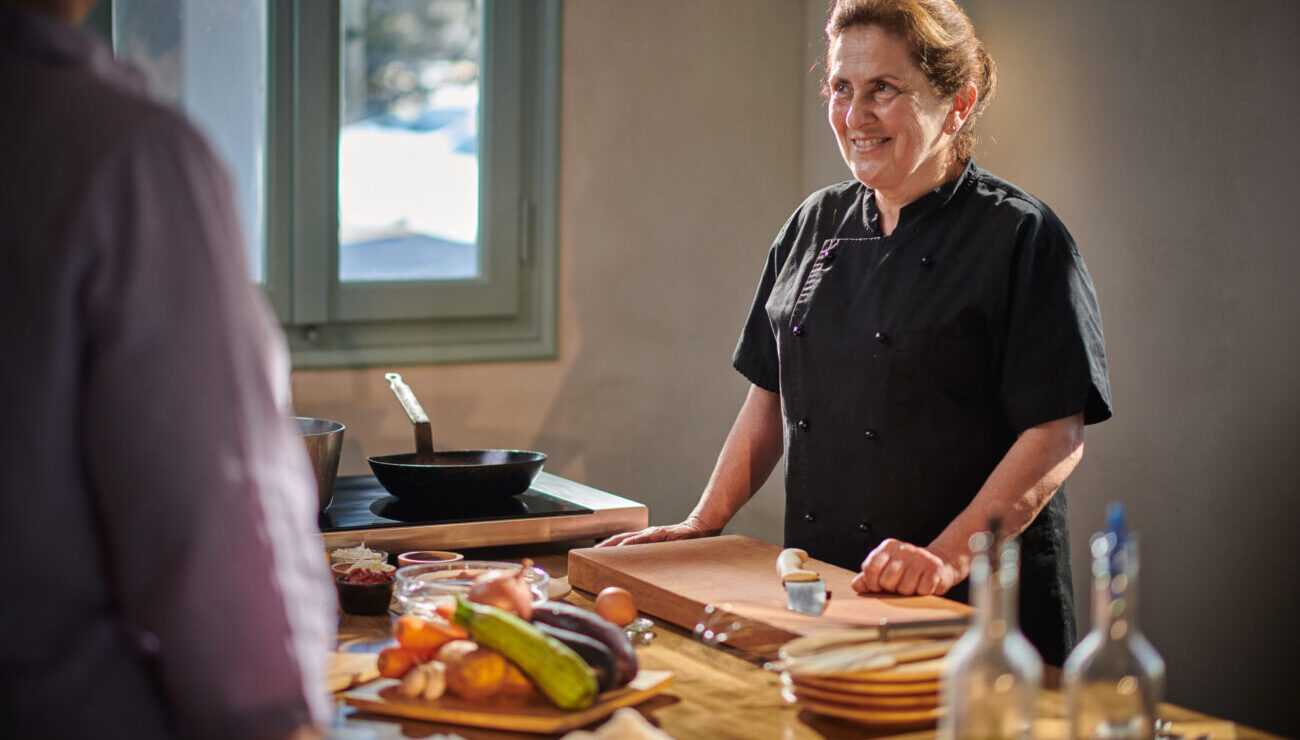 cooking lessons at vigla preperation