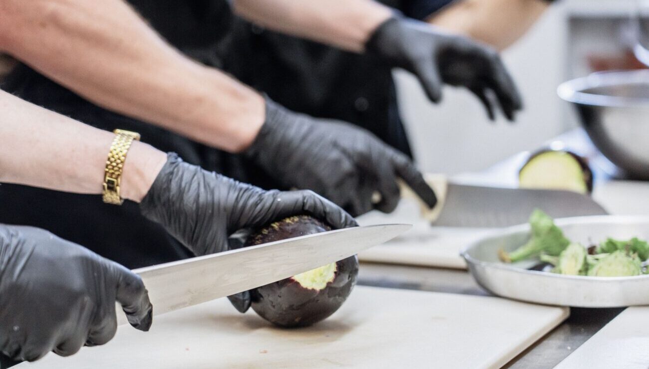 cooking class close up