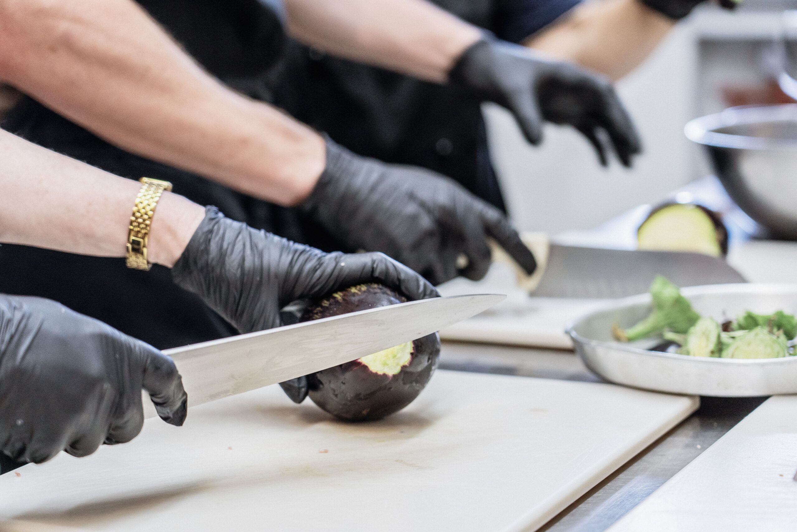 cooking class close up