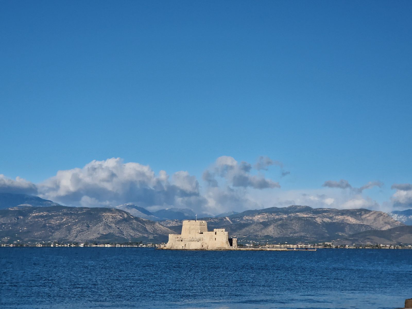 Peloponnese castle sea